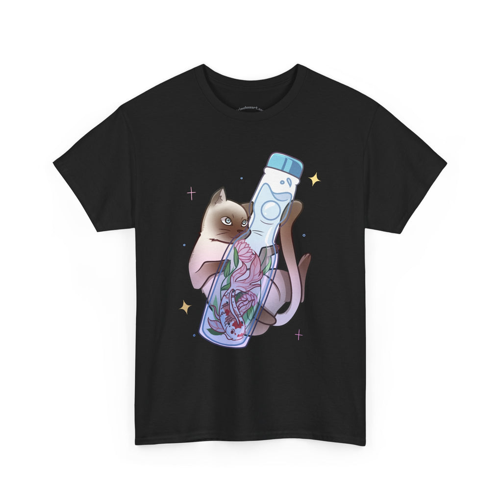 Marble Soda Kitty Graphic Tee