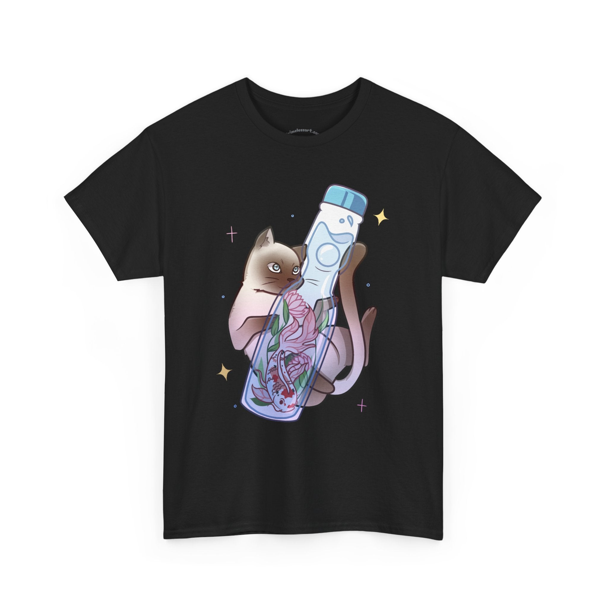 Marble Soda Kitty Graphic Tee