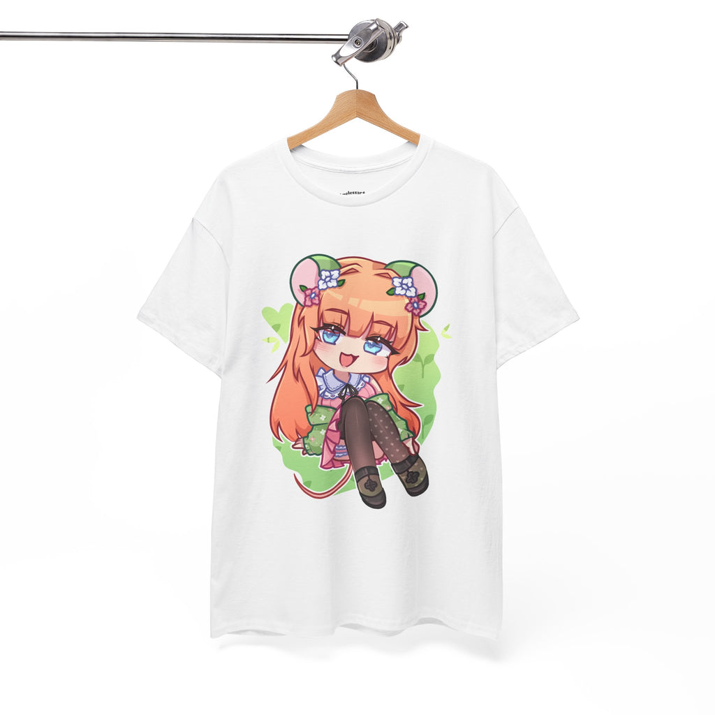 Little Green Mouse Girl Graphic Tee