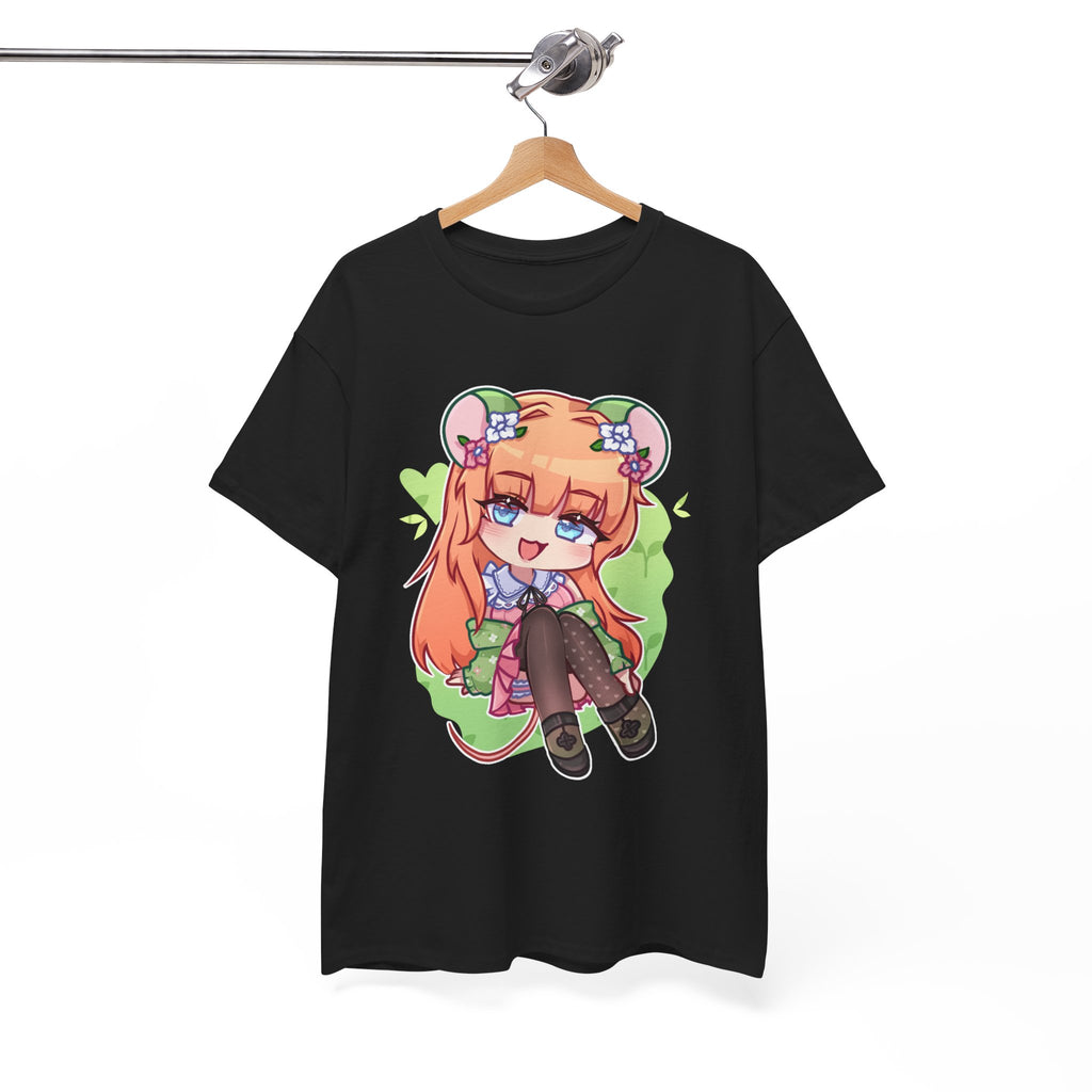 Little Green Mouse Girl Graphic Tee