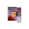 Purrfect Roll Die-Cut Sticker — Cute Cat Sushi Illustration