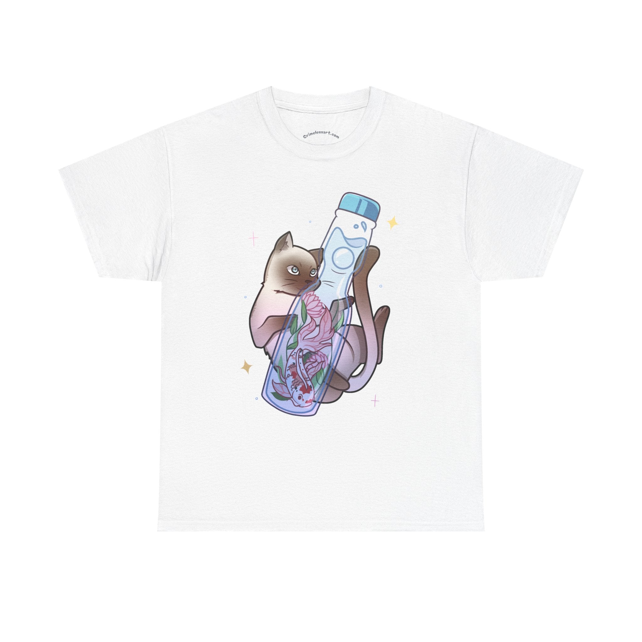 Marble Soda Kitty Graphic Tee