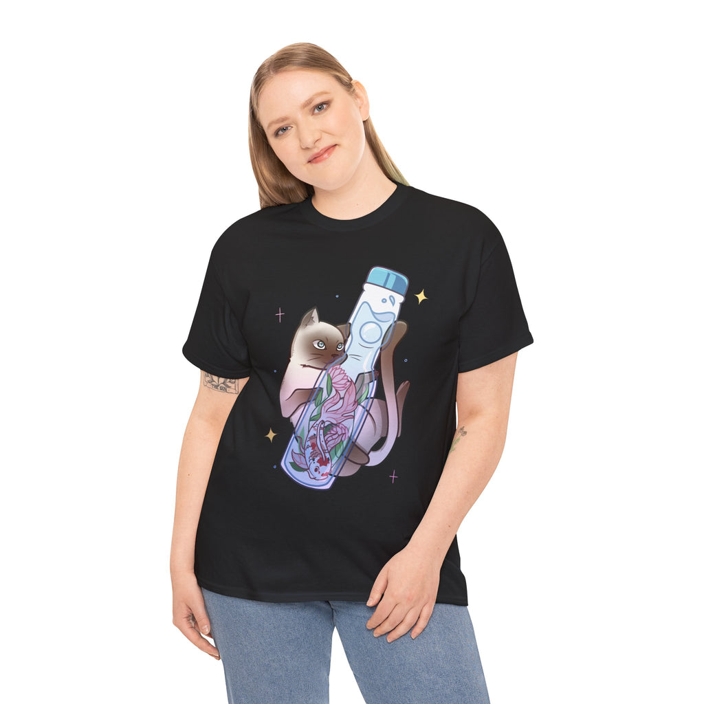 Marble Soda Kitty Graphic Tee
