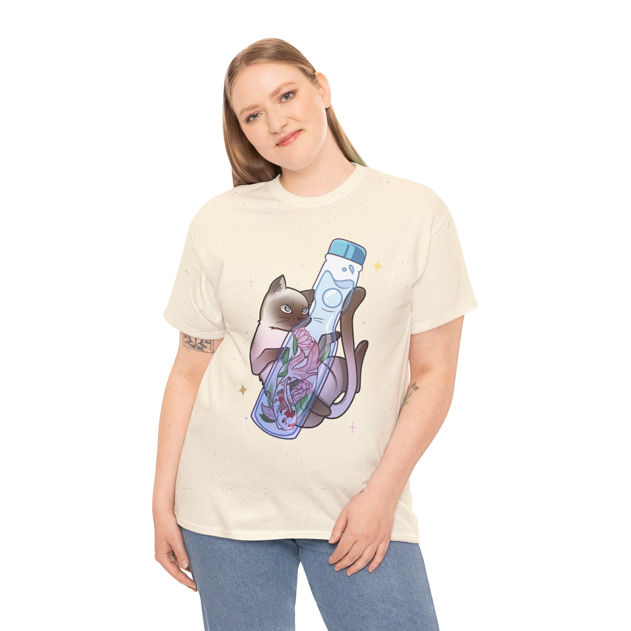 Marble Soda Kitty Graphic Tee